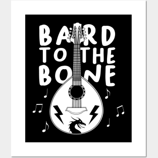 Bard to the Bone DnD | Dungeons and Dragons RPG | D&D | DnD Gifts | RPG Gifts Posters and Art